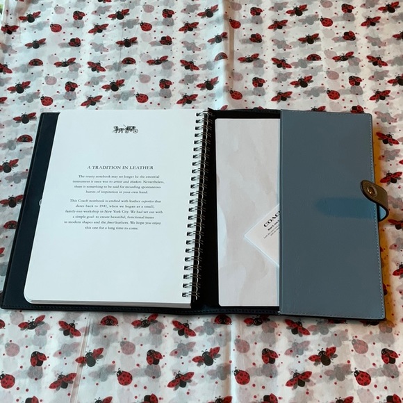 ๐ COACH LEATHER NOTEBOOK ๐ NWT ๐ - Picture 16 of 16